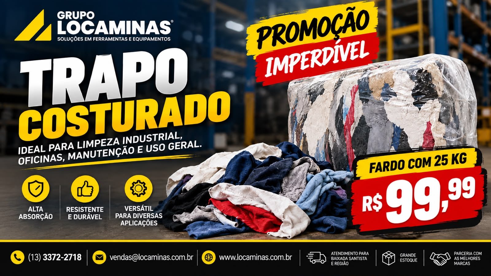 Locaminas: locaÃ§Ã£o e venda de equipamentos e ferramentas